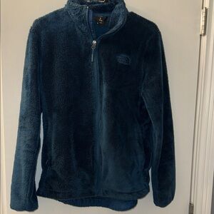 The North Face Women’s Teal Full Zip Fleece Jacket Size M Cozy Soft
